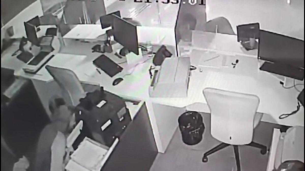 Bankaya hrszlk iin girip para bulamaynca kat