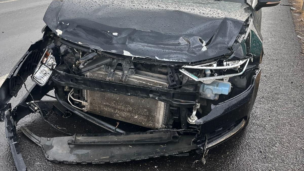 Knk Belediye Bakan Sema Bodur kaza geirdi