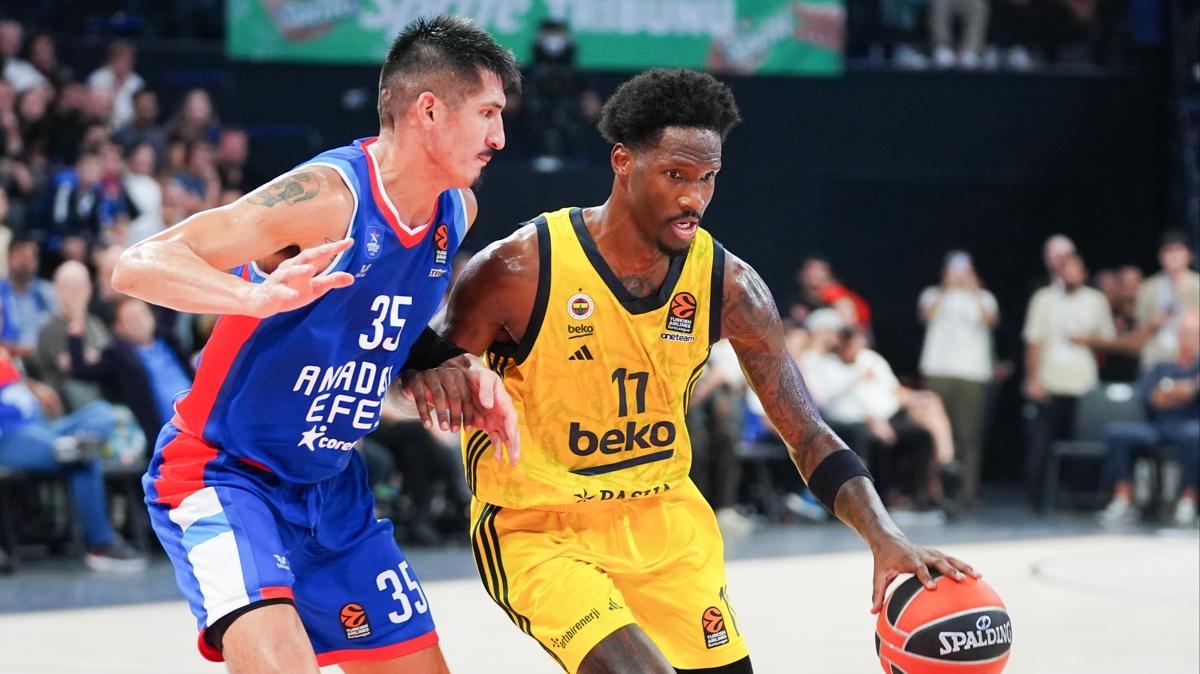 Basketbol Sper Ligi'nde derbi haftas! Fenerbahe'nin konuu Anadolu Efes