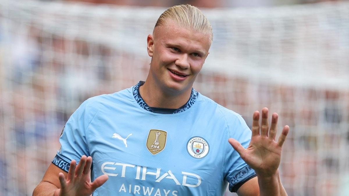 Manchester City'den Erling Haaland'a servet