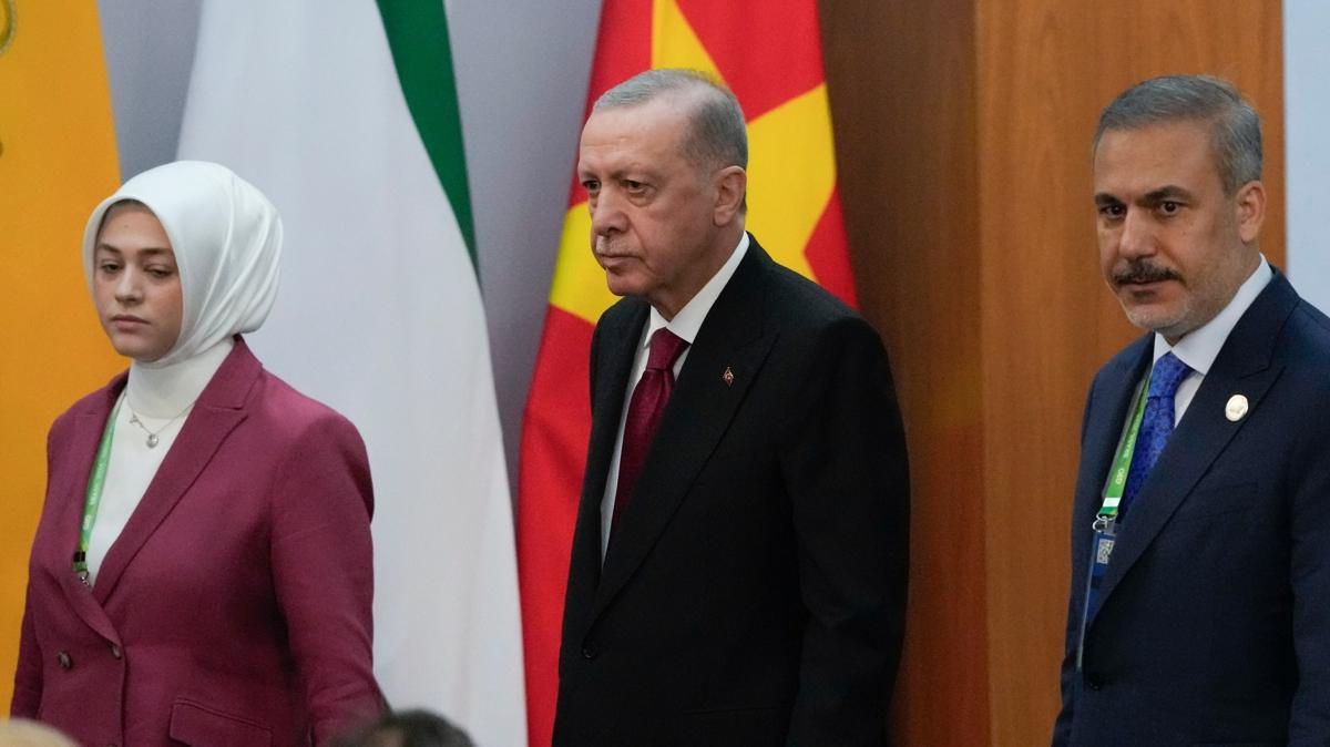 Cumhurbakan Erdoan, Srdrlebilir Kalknma ve Enerji Geii Oturumu'na itirak etti