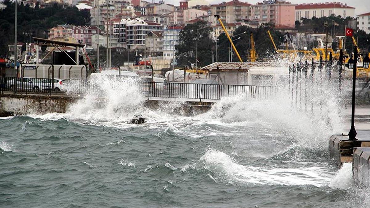 Orta Karadeniz iin ''kuvvetli rzgar ve frtna'' uyars                                    