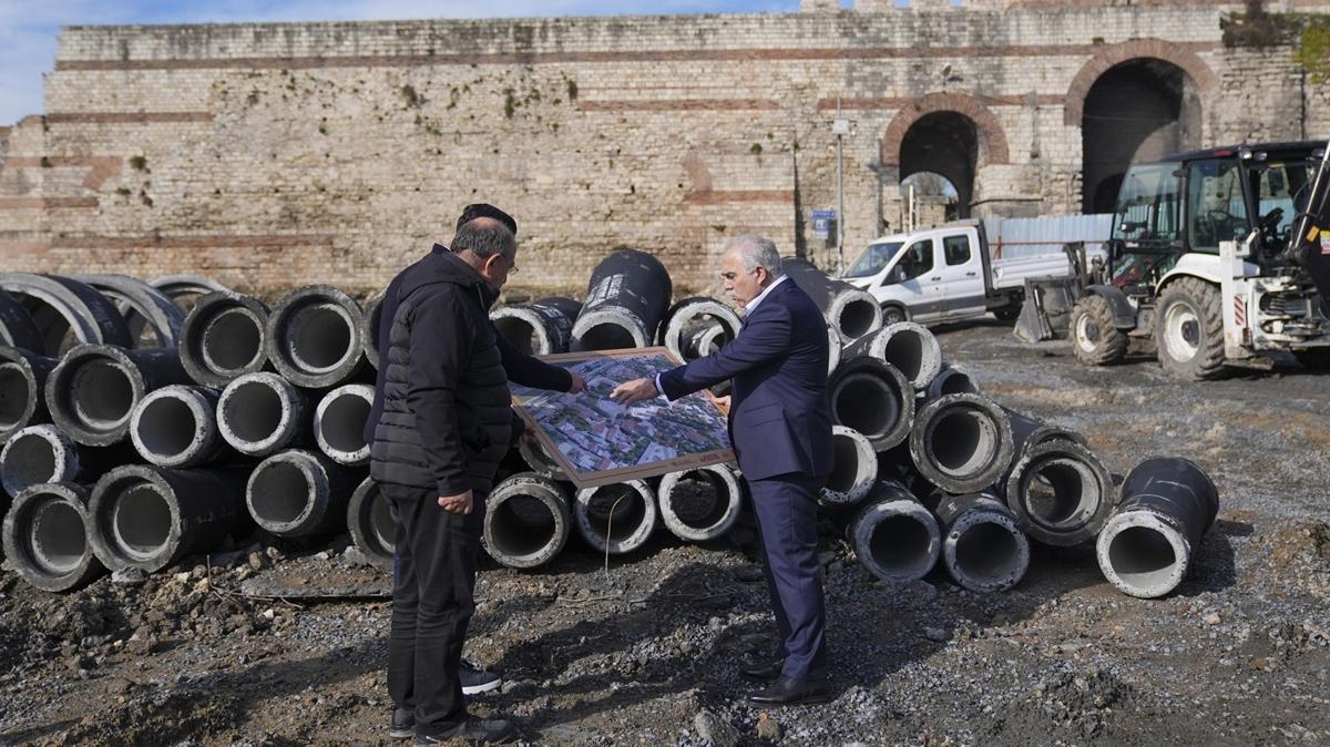 Fatih'te ''Topkap Kaleii Meydan'' projesi balad                                      