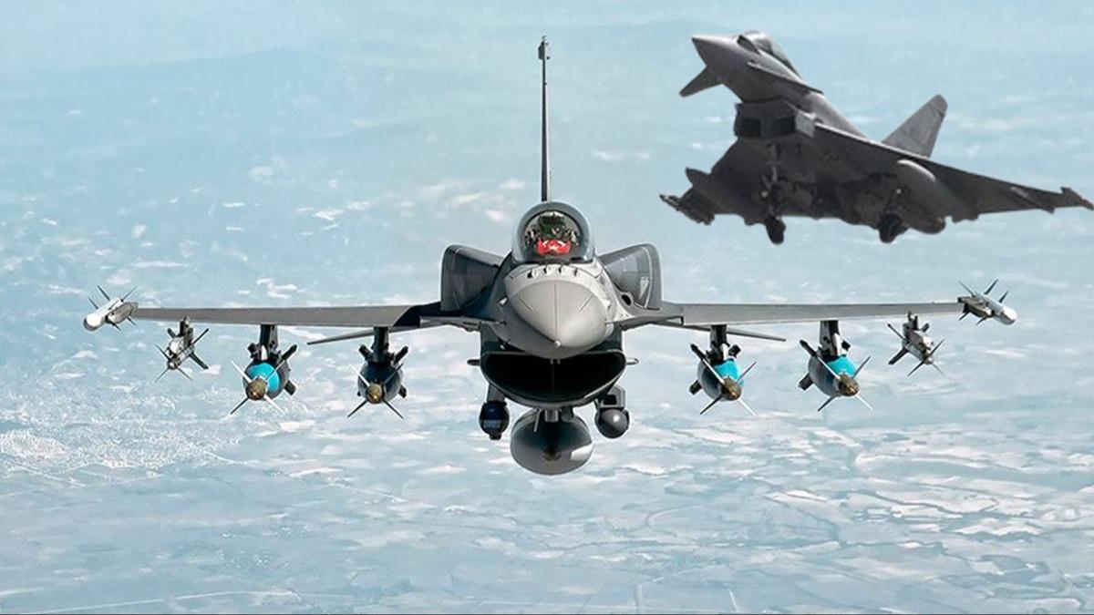 Geri saym balad! Trkiye'den F-16 ve Eurofighter mesaj