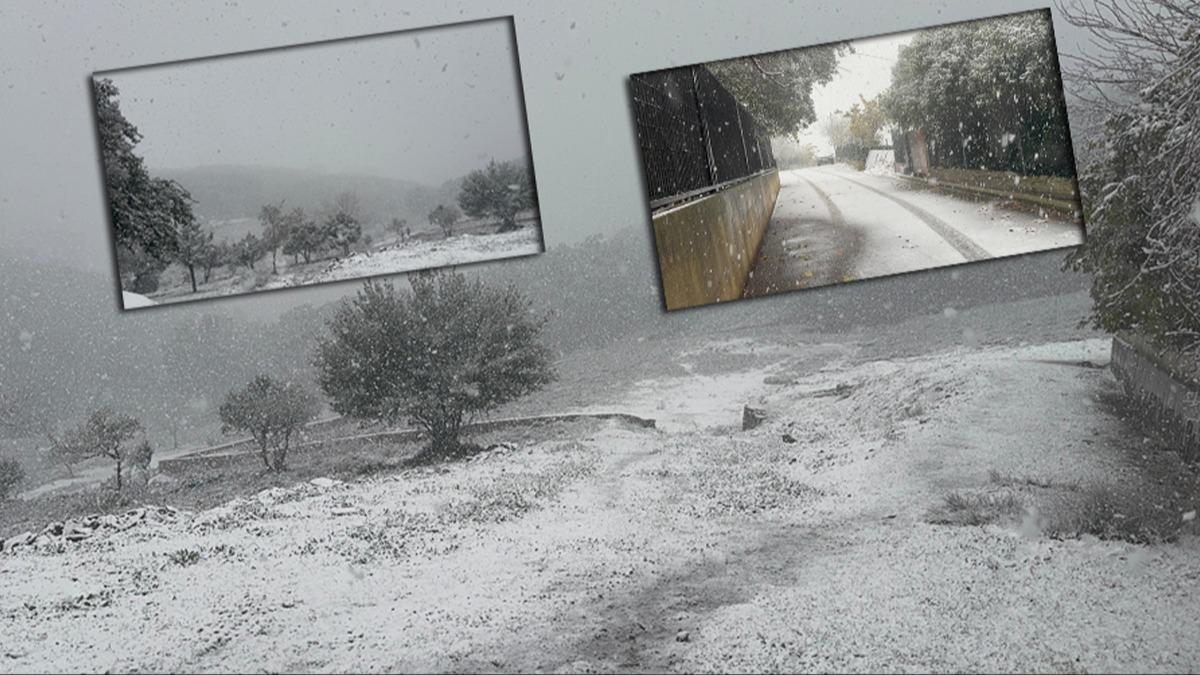 56 ile sar ve turuncu kodlu uyar! stanbul'a yln ilk kar dt