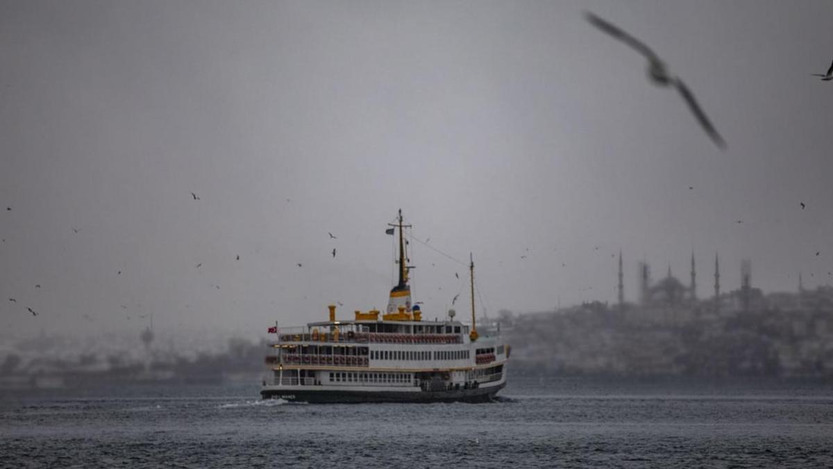 stanbul'da deniz ulam aksad