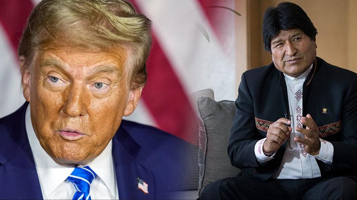 Morales'ten Trump'a ak sulama: Yaplan darbeyi finanse etti