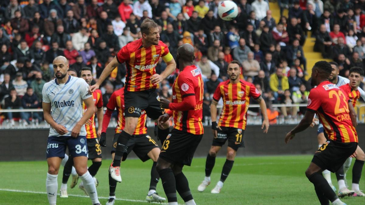 Kayserispor sezonun en farkl yenilgisini ald  