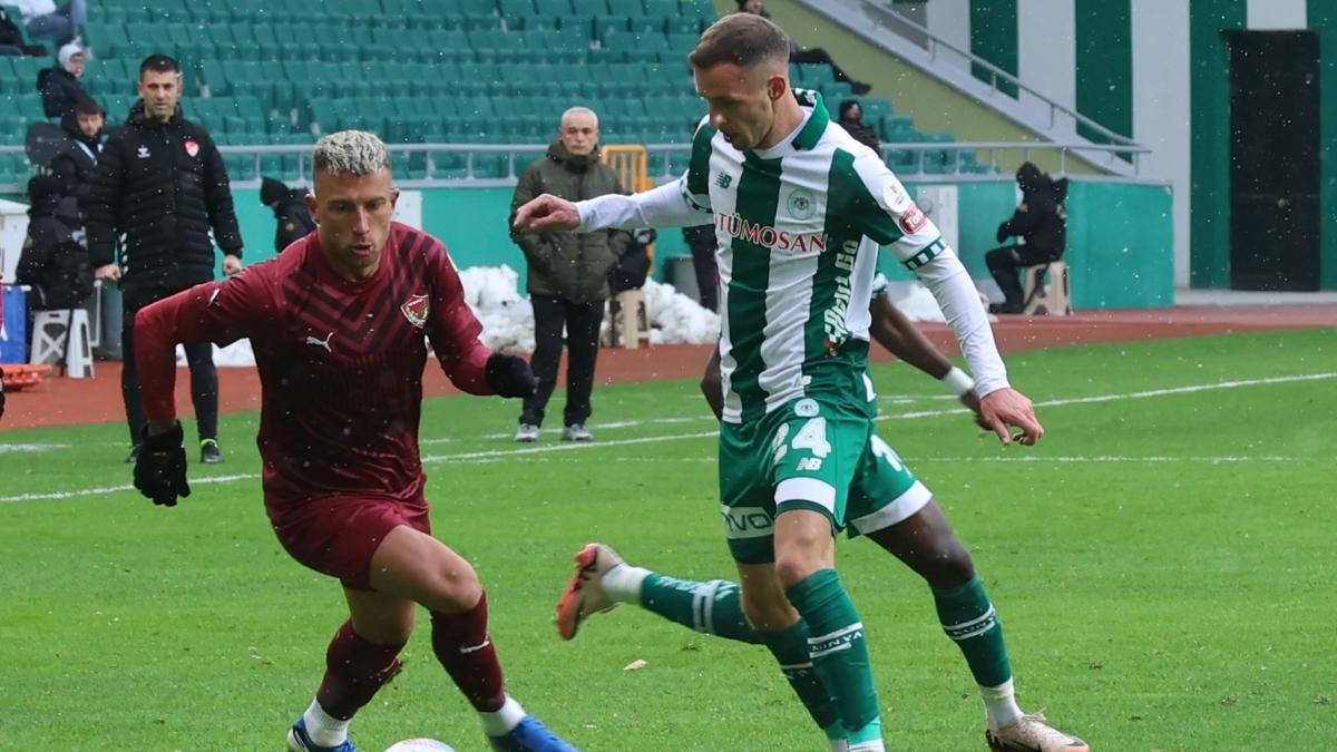 Konyaspor ile Hatayspor yeniemedi