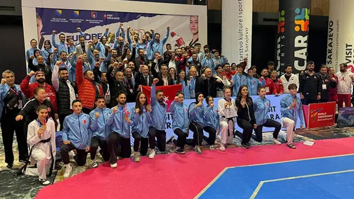 Trkiye, Avrupa mitler Taekwondo ampiyonas'nda takm halinde ampiyon