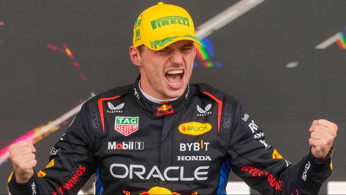 st ste 4. kez ampiyon oldu! Max Verstappen Formula 1'de tarih yazd