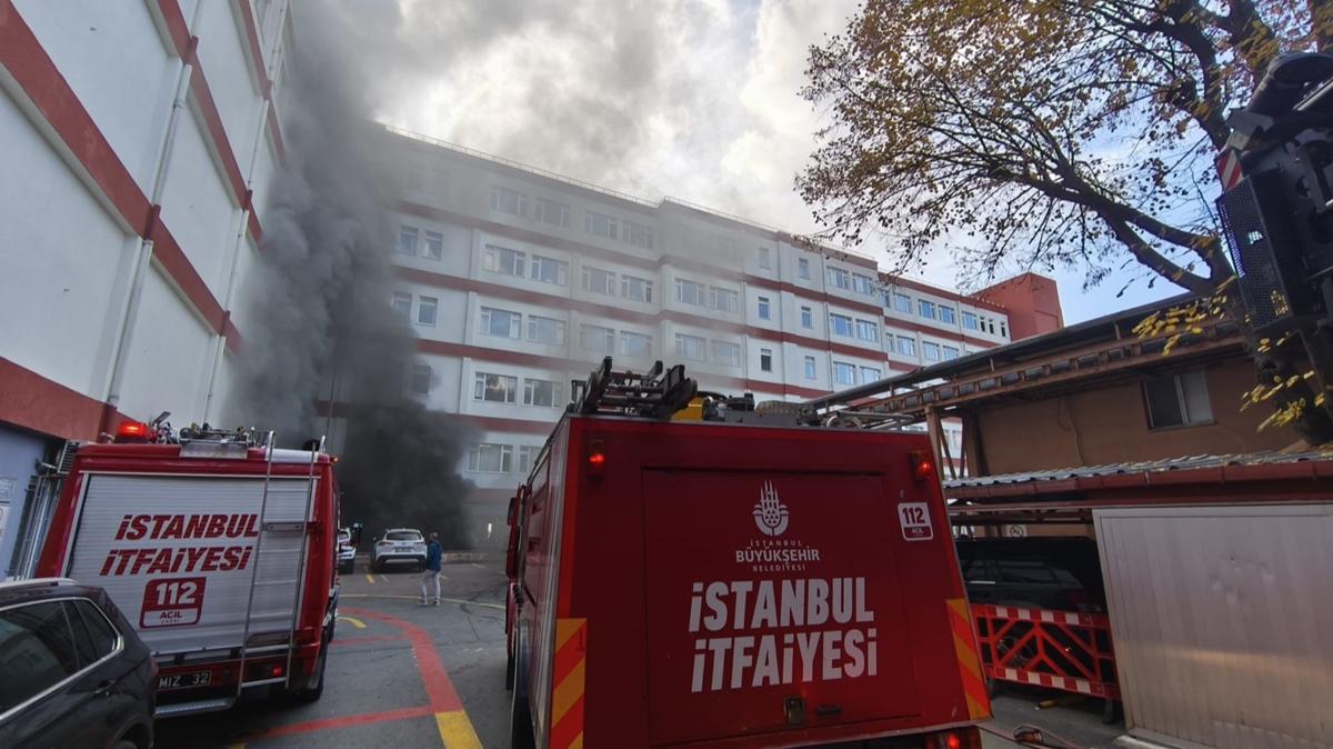 stanbul Eitim ve Aratrma Hastanesi'nde yangn