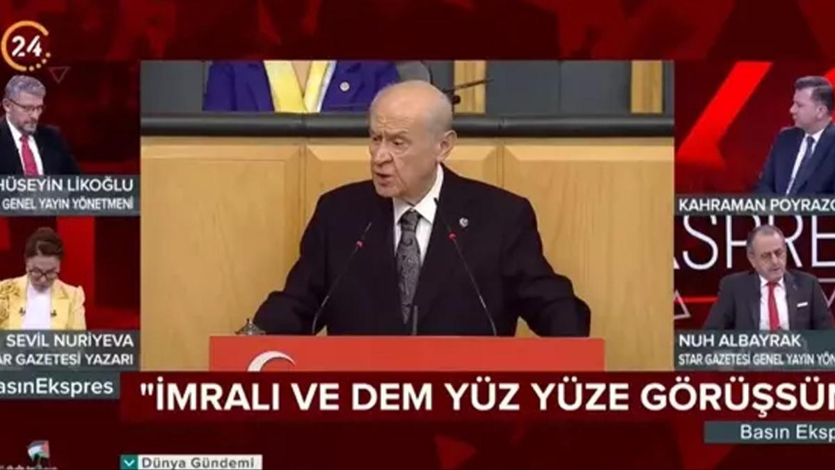 Star Gazetesi Genel Yayn Ynetmeni Albayrak, Baheli'nin mesajn deerlendirdi: Trkiye'nin hedefi ieridekini deil dardaki terr nlemek