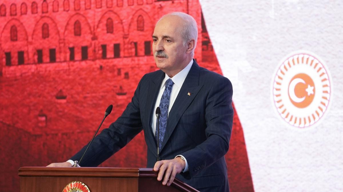 TBMM Bakan Kurtulmu: srail zulmne seyirci kalamayz