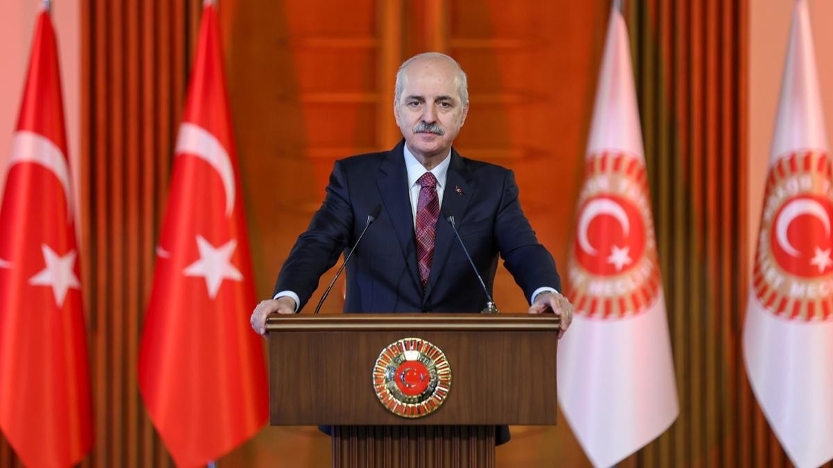 TBMM Bakan Kurtulmu: Terrsz Trkiye'nin oluturulabilmesi milli bir meseledir