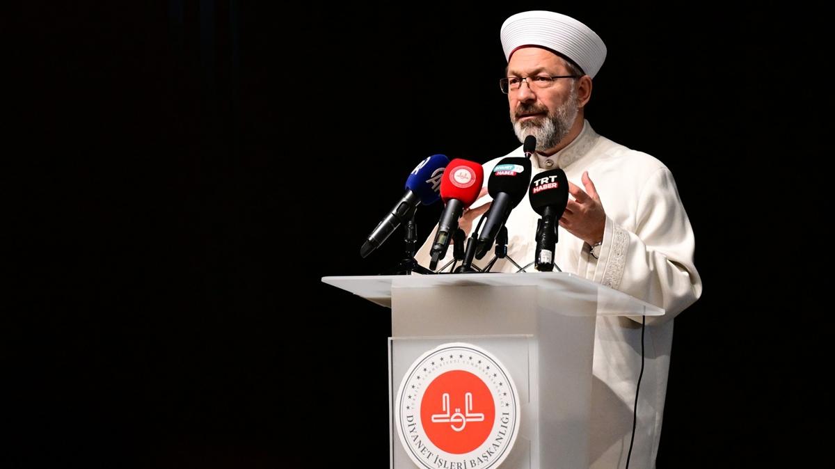 Diyanet leri Bakan Erba: Hayat yorumlama konusunda yegane rehberimiz Kur'an- Kerim'dir