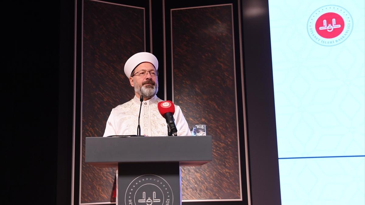 Diyanet leri Bakan Erba: lmi ve bilgiyi, geleceimizi aydnlatacak meale olarak gryoruz