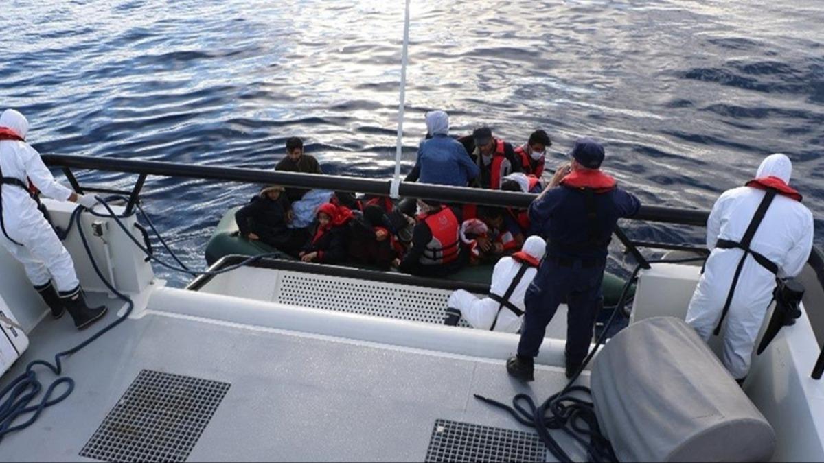 Ayvack aklarnda 18'i ocuk 30 kaak gmen yakaland 