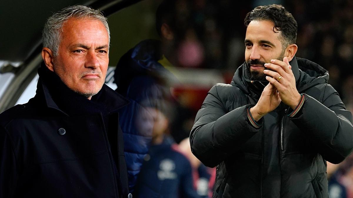 Ruben Amorim'den Jose Mourinho'ya vg dolu szler