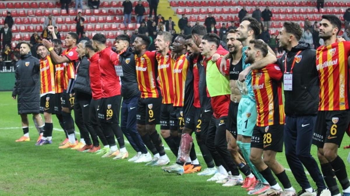 Kayserispor ligdeki 3. galibiyetini ald  