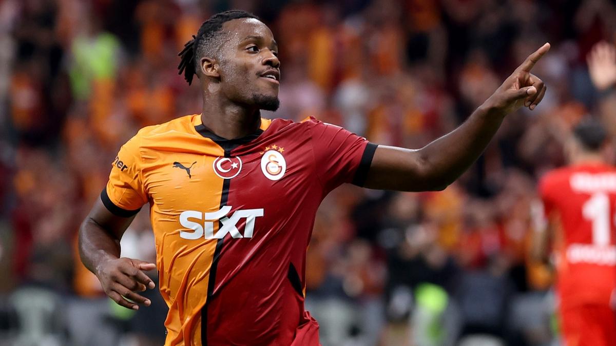 Galatasaray'n Malm karsndaki gol umudu Batshuayi