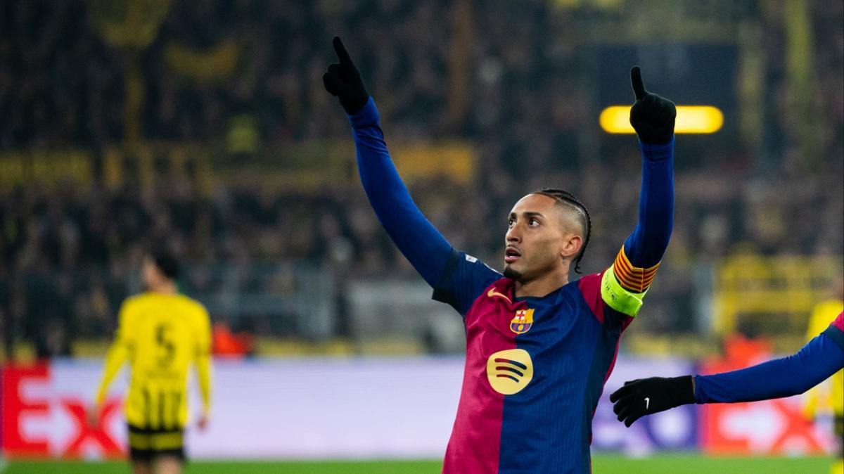Barcelona'da sezonun yldz Raphinha