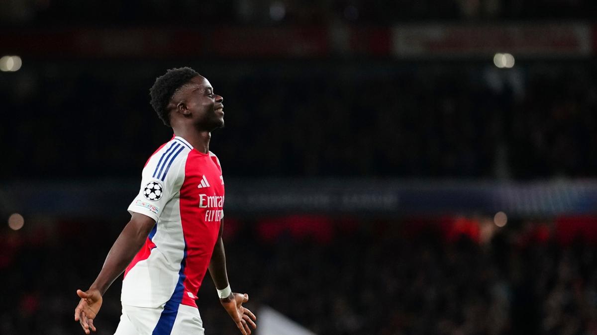 Bukayo Saka, Arsenal'i zafere tad