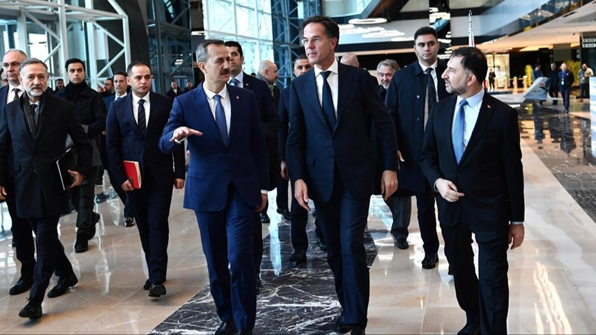 NATO Genel Sekreteri Rutte: TUSA' ziyaret ettim ve saladklar yetenekleri grdm
