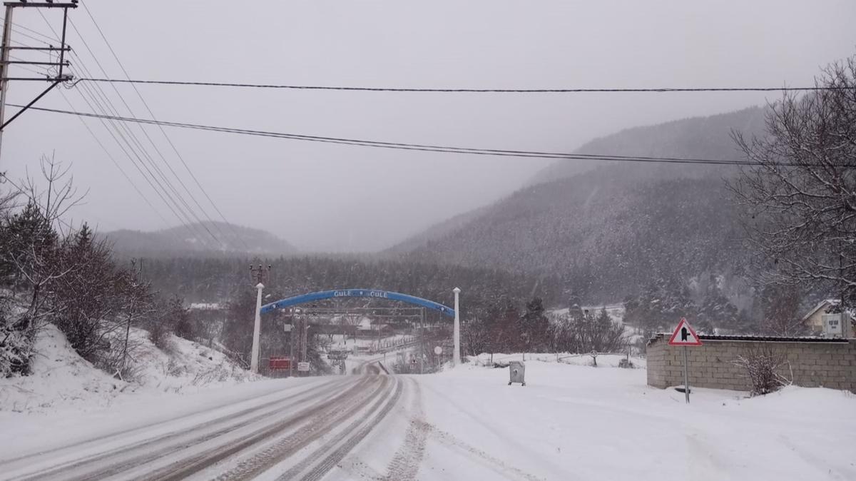 Kar ve tipi nedeniyle Ardahan-avat ile Damal-Posof-Trkgz kara yollar ulama kapatld