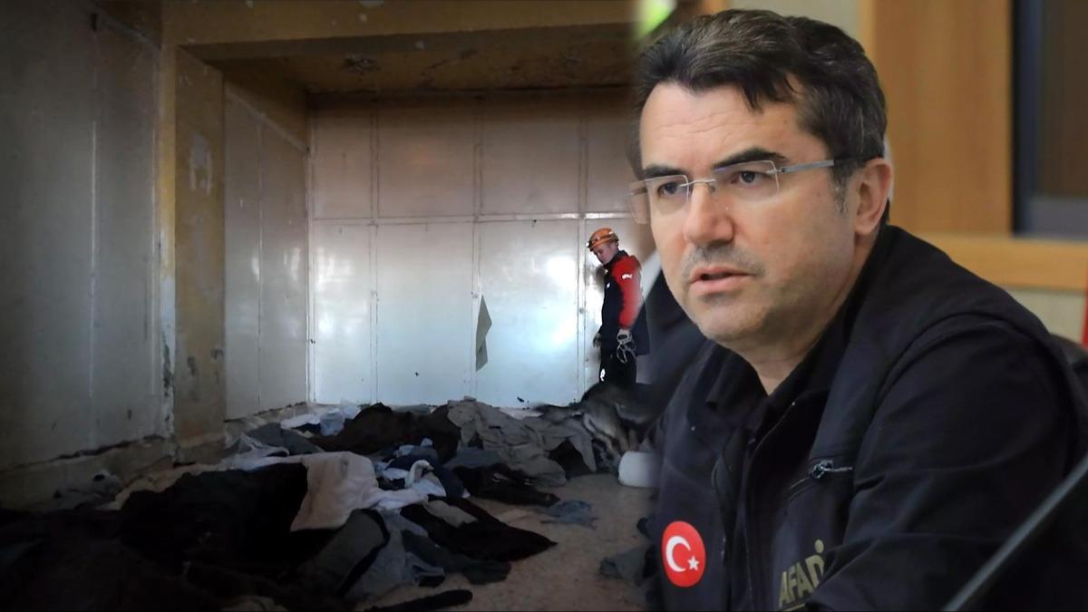 AFAD Bakan Okay Memi'ten Sednaya aklamas: Bir canlya rastlamadk, maynl alanlar var