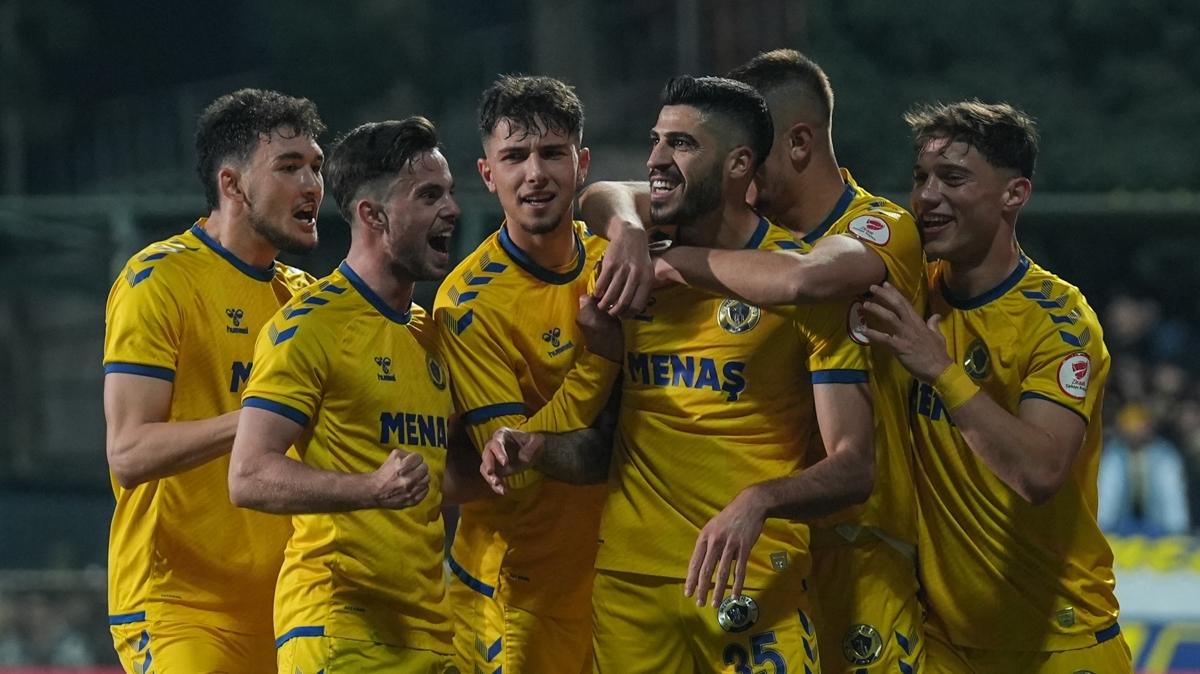 Heyecanl dolu mata kazanan Ankaragc