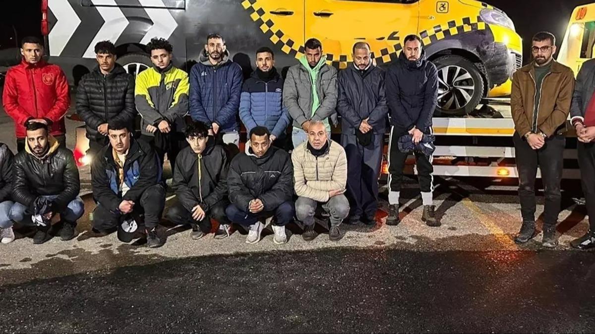Tekirda'da farkl uyruklardan 14 kaak gmen yakaland
