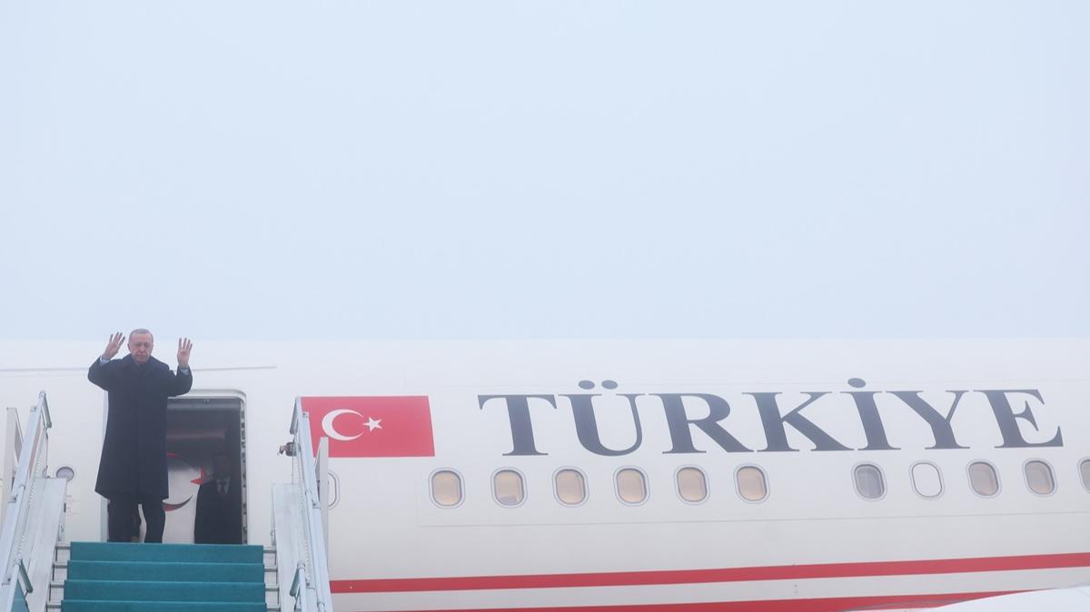 Cumhurbakan Erdoan, D-8 Zirvesi iin Msr'a gitti