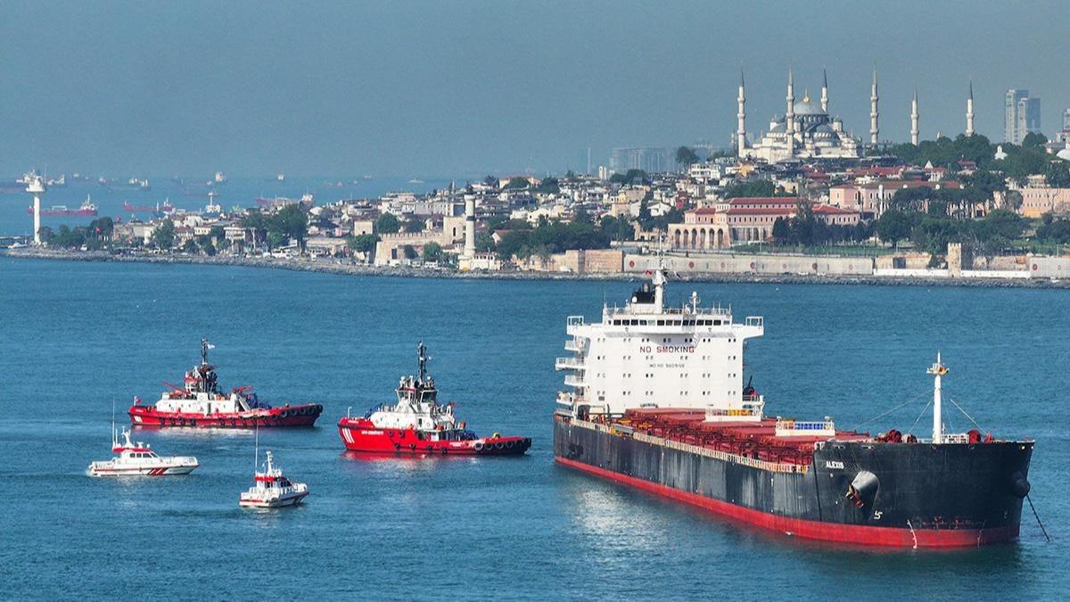 stanbul Boaz gemi trafiine yeniden ald 