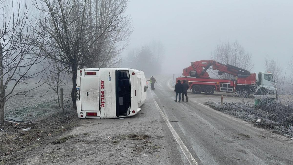 Servis midibs devrildi! ok sayda yaral var