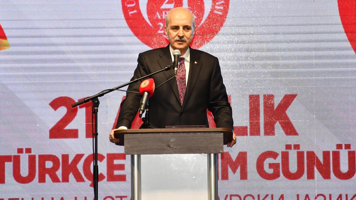 TBMM Bakan Kurtulmu'tan srail ars: Uluslararas camia acilen harekete gemeli