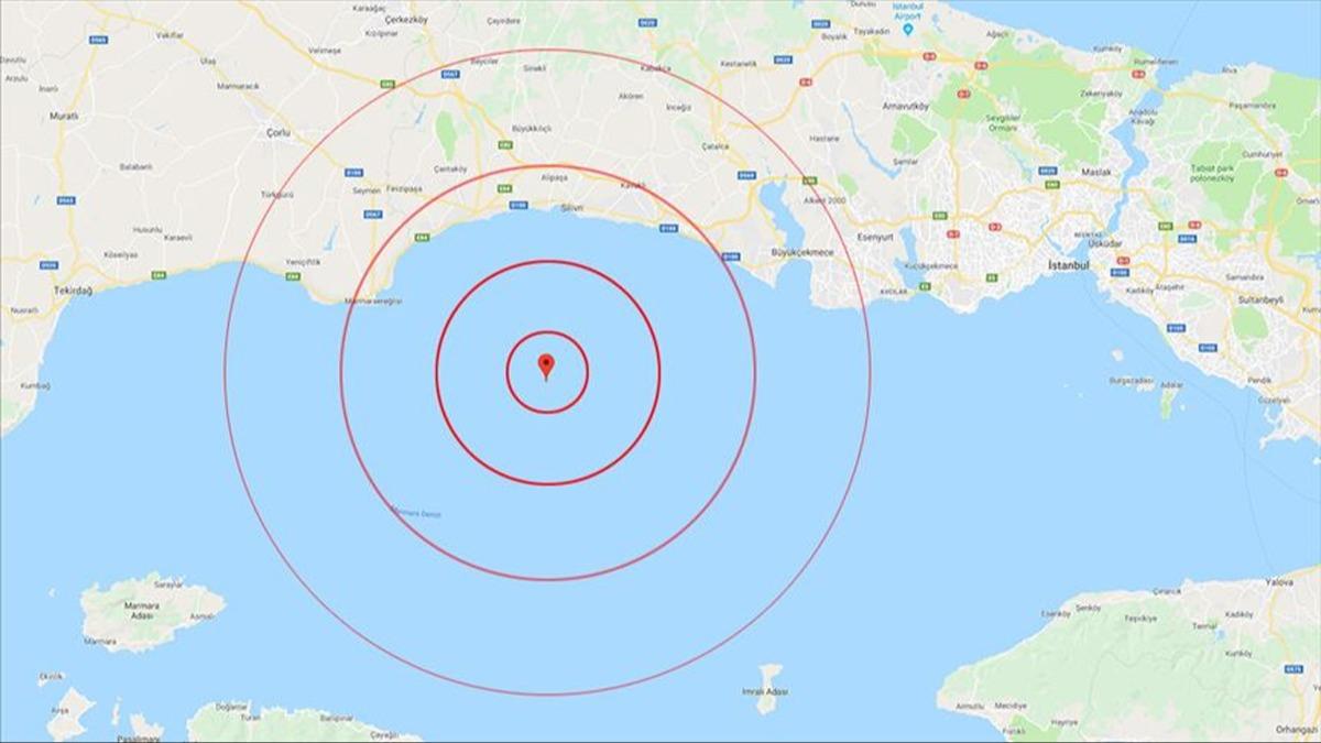 Marmara'da 3.5 byklnde deprem