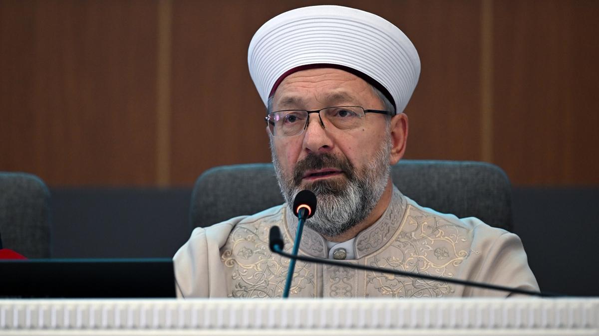 Diyanet leri Bakan Erba: Aile salam olursa toplum salam olur