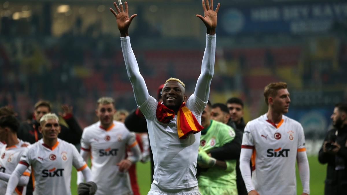 Galatasaray devreyi zirvede tamamlad