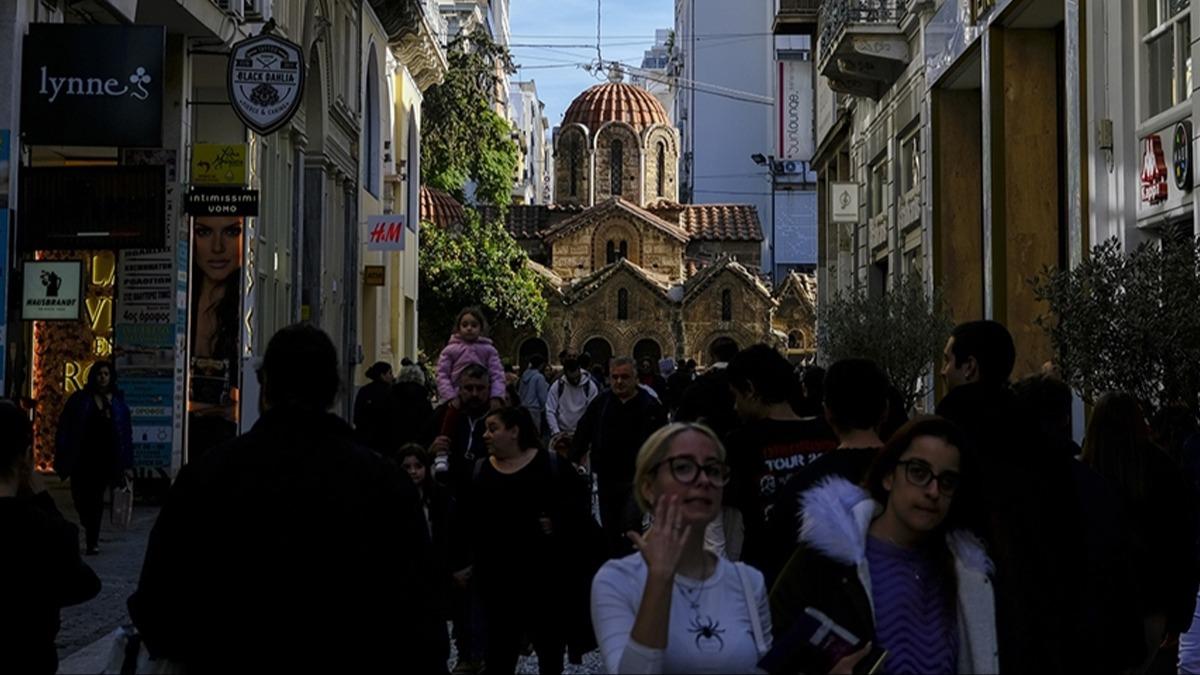 Yunanistan'da vahim tablo! Yaklak iki kat artt