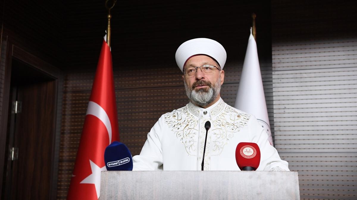 Diyanet leri Bakan Erba: Anne, babanza her zaman dua edin, iyilik edin