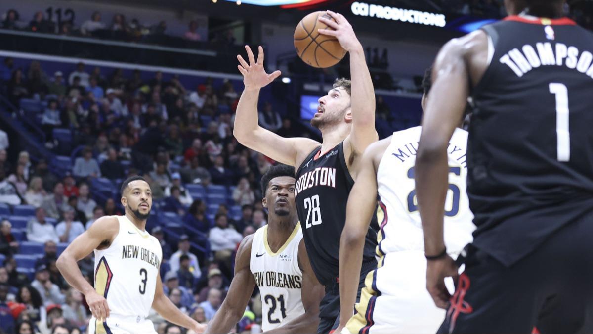 Alperen engn'den bir double double daha! Houston Rockets'tan st ste 4. galibiyet