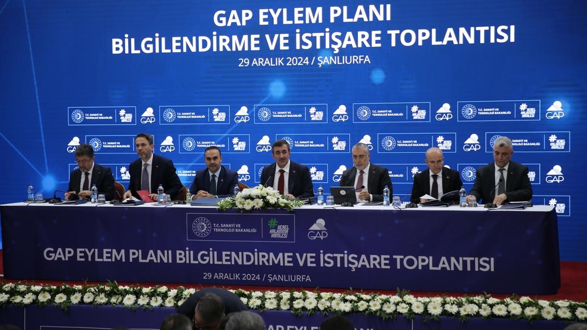 GAP Yeni Eylem Plan akland! Cevdet Ylmaz, Suriye'deki yeniden yaplanmaya iaret etti