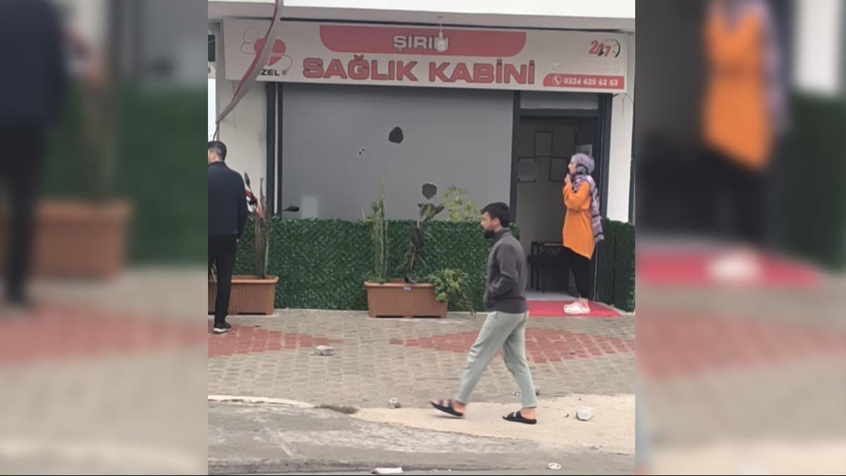 Mersin'de salk kabinine silahl saldr: Gerekesi ifadesi akna evirdi