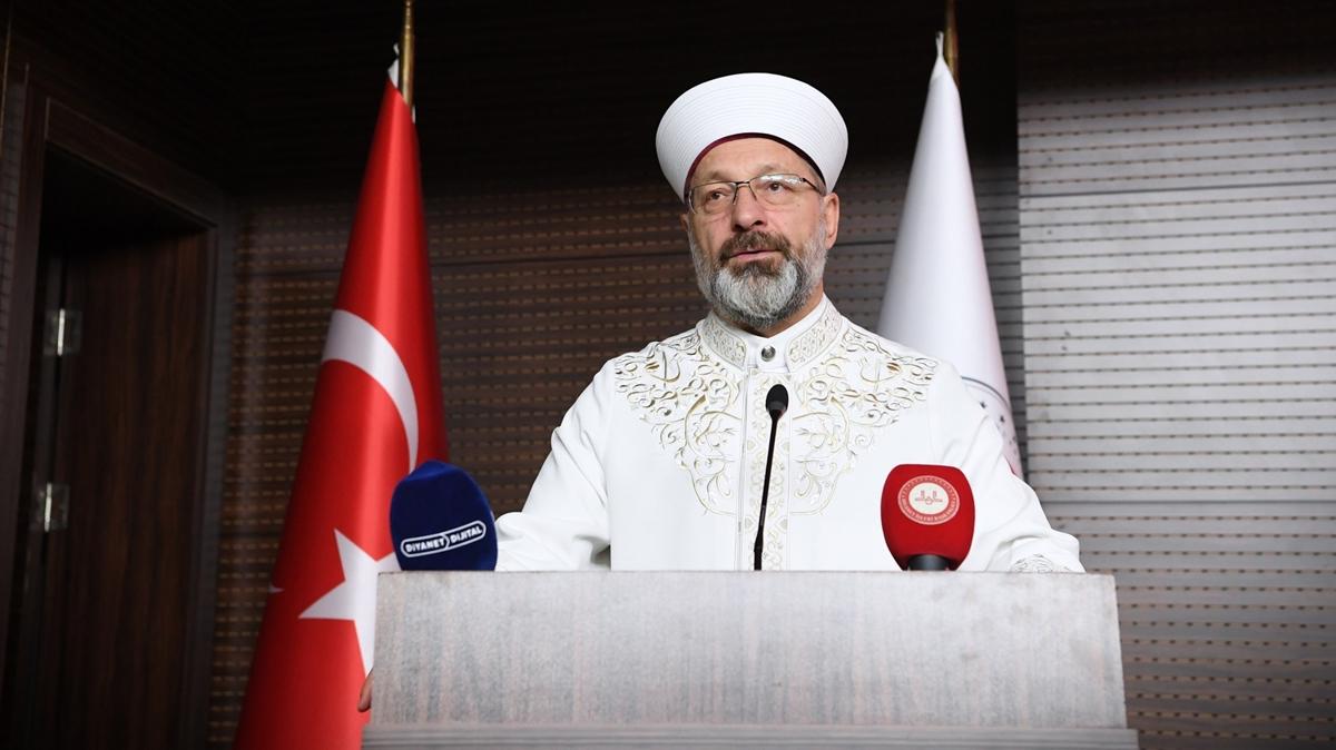 Diyanet leri Bakan Erba: Biz insanmz slam ahlakyla yetitirmeye gayret ediyoruz