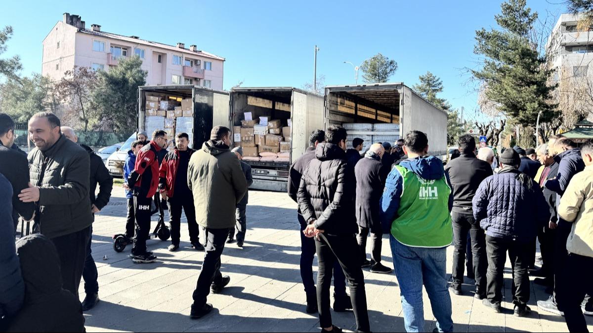Bingl'den Suriye, Filistin, Lbnan ve Sudan'a 6 tr yola kt