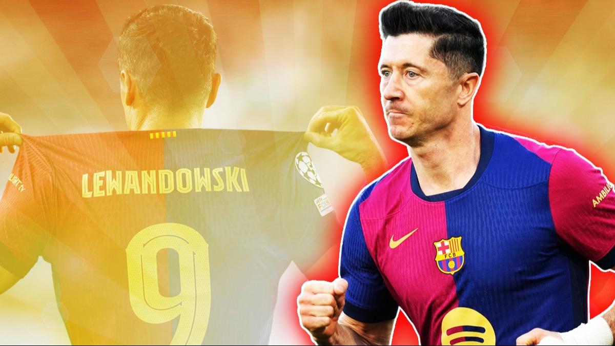 Resmen duyuruldu! Yzyln transferi Robert Lewandowski: Sonunda Geliyorum dedi