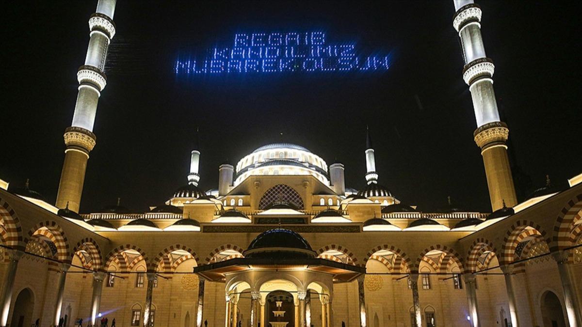  aylar balad: Regaip Kandili yarn idrak edilecek