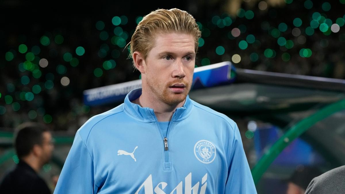 Guardiola'dan Kevin De Bruyne aklamas