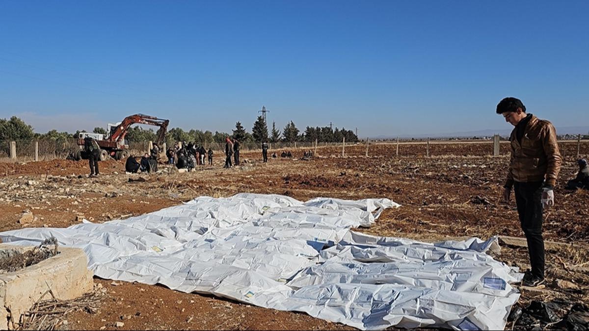 Halep'te dehete dren anlar: Esed rejiminden kalma bir toplu mezar daha